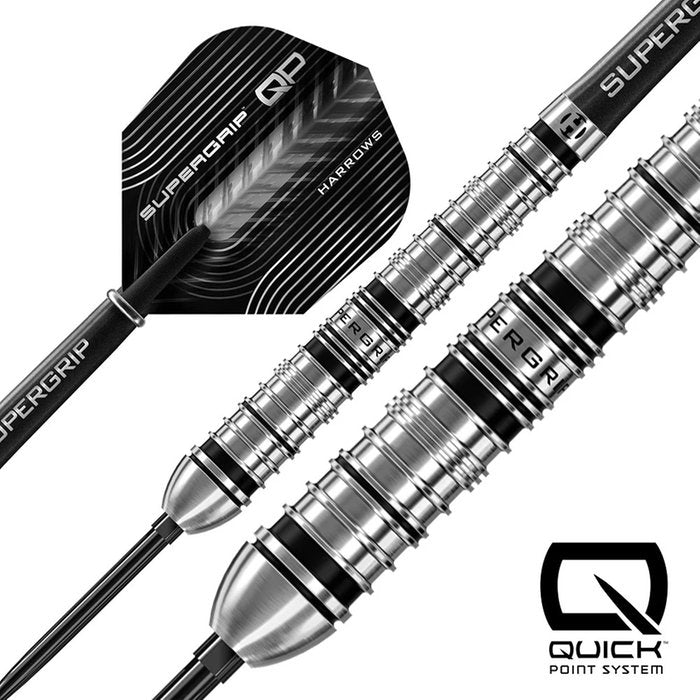 Harrows - Supergrip Qp Tapered 90% - Steel Šípky - Direct Darts - 2