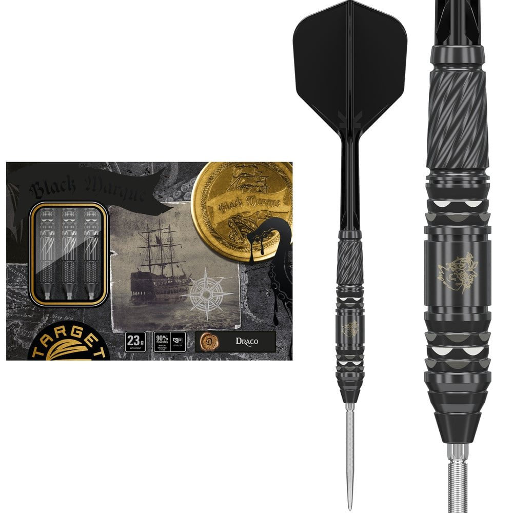Target Japan - Black Marque Lite Dragon Gen 2 - 90% - Steel Šípky - Direct Darts - 1