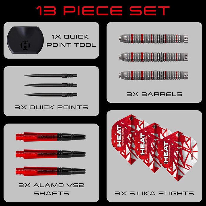Harrows - Damon Heta Series 4 90% - Steel Šípky - Direct Darts - 4