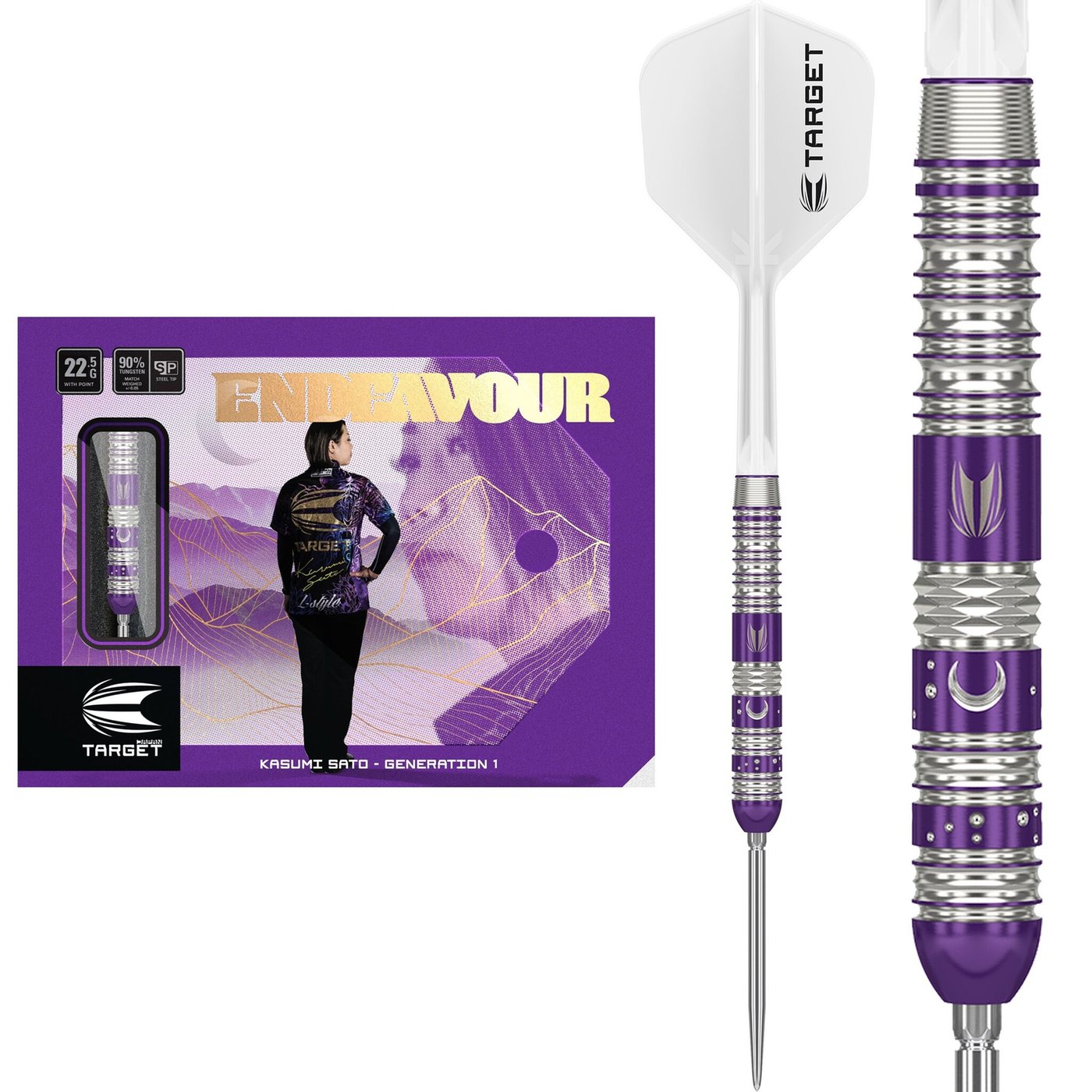 Target Japan - Endeavor - 90% - Steel Šípky - Direct Darts - 1