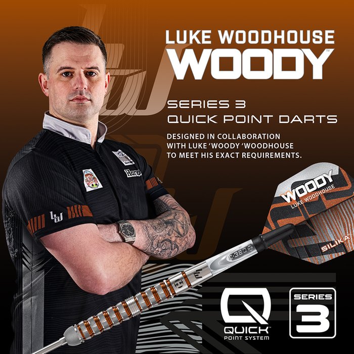 Harrows - Luke Woodhouse Series 3 90% - Steel Šípky - Direct Darts - 5