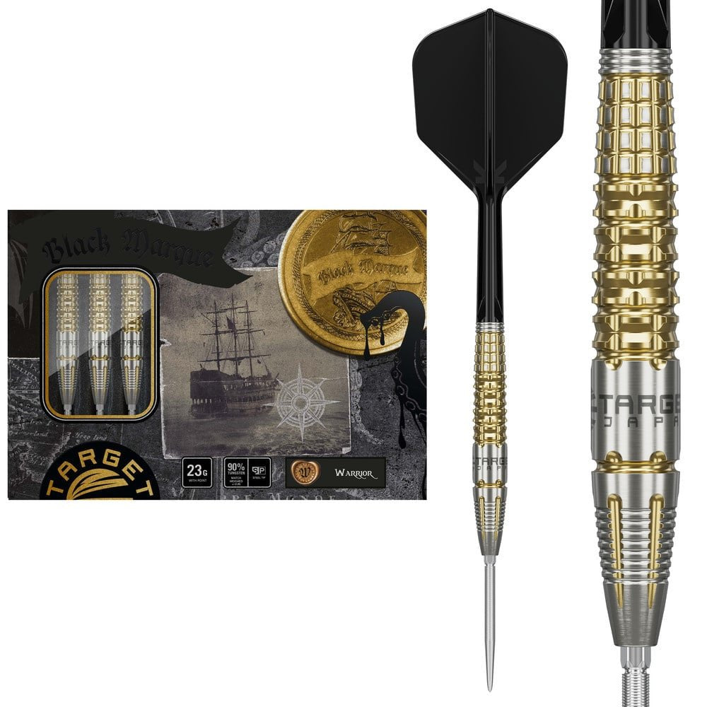 Target Japan - Black Marque - Warrior - 90% - Steel Šípky - Direct Darts - 1