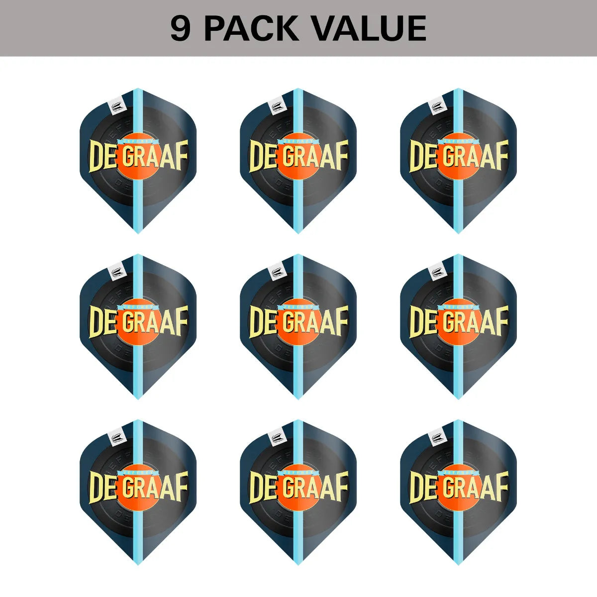 Target - Jeffrey De Graaf G1 Pro Ultra - (9Db) - No2 - 100 Mikron - Letky Na Šípky - Direct Darts - 2