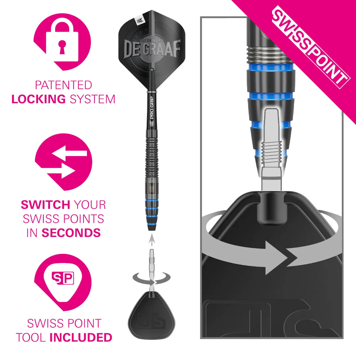Target - Jeffrey De Graaf - Steel Šípky - Direct Darts - 4