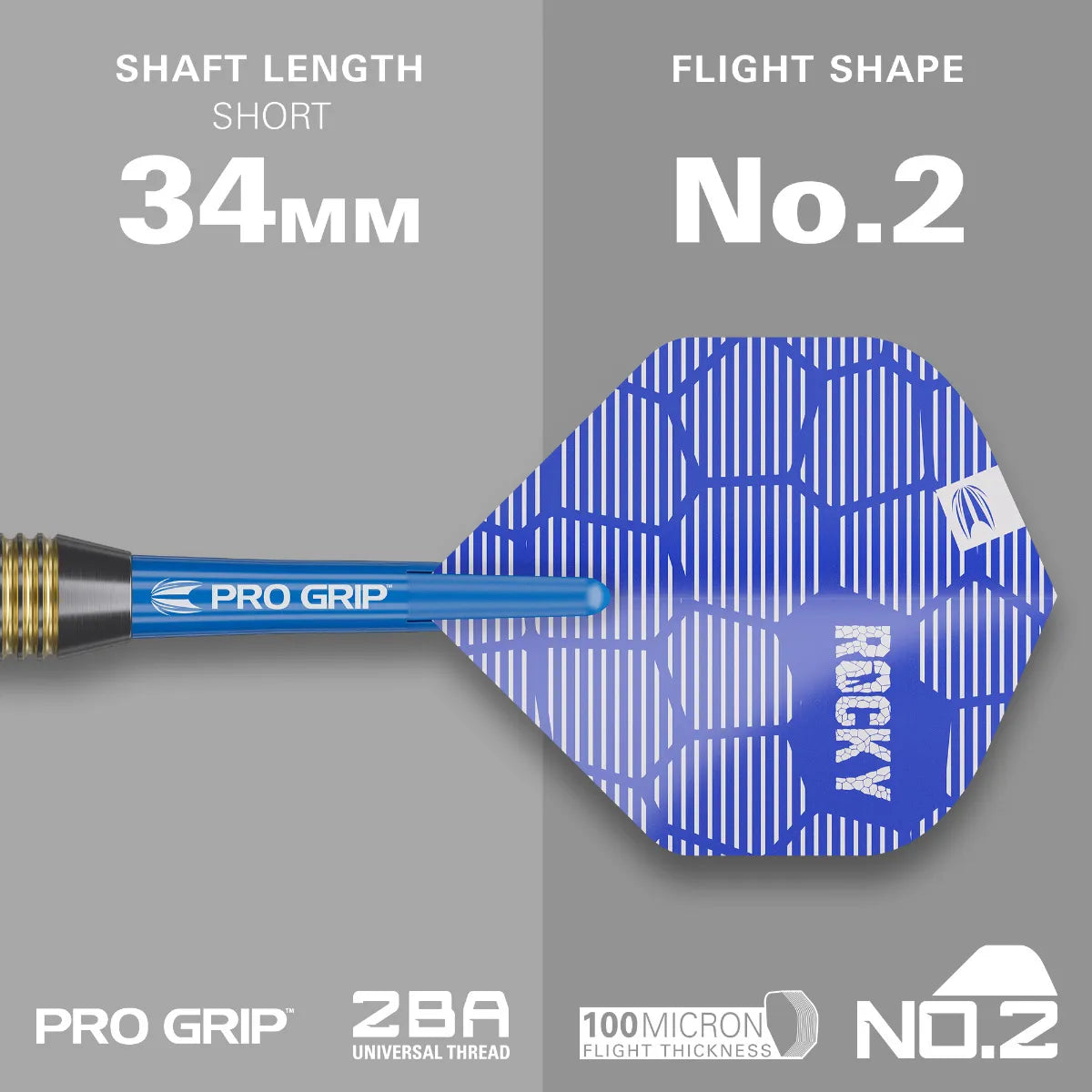 Target - Josh Rock - Brass - Steel Šípky - Direct Darts - 5
