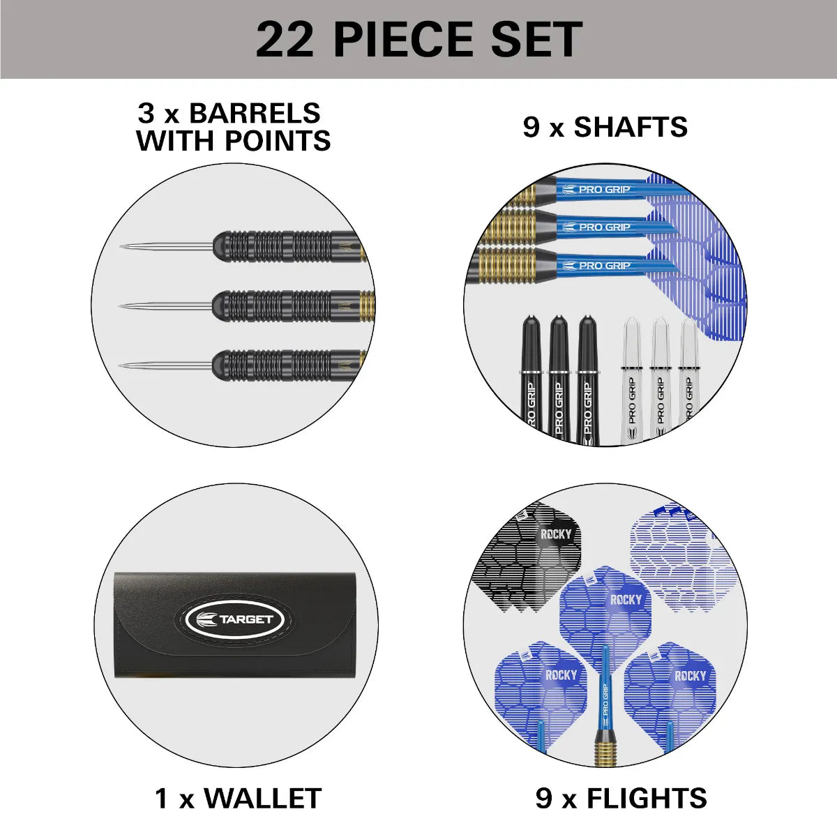 Target - Josh Rock - Brass - Steel Šípky - Direct Darts - 2