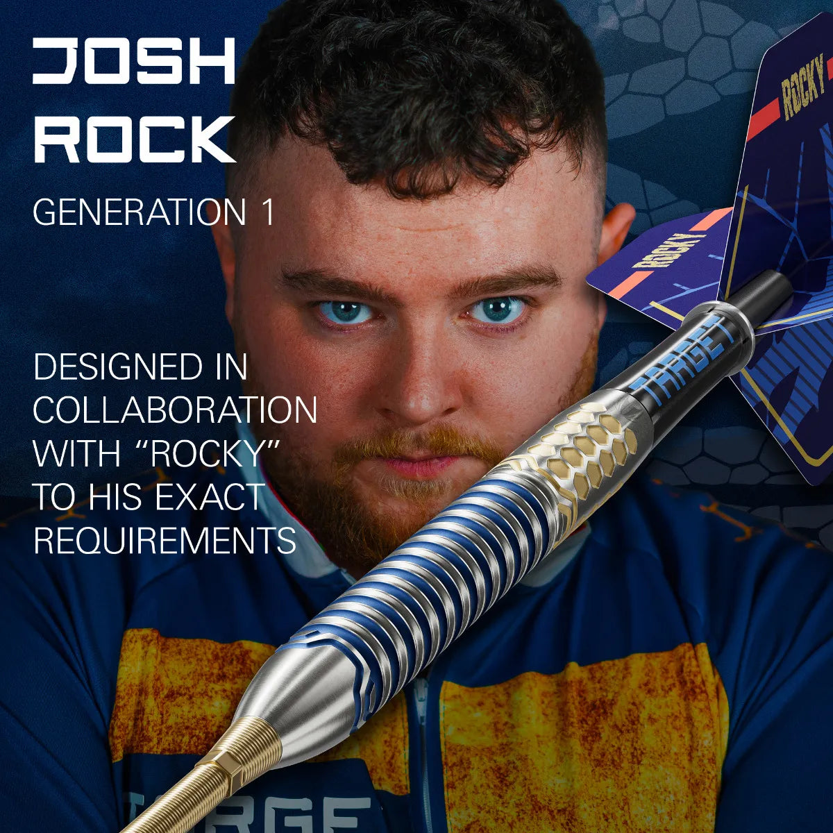 Target - Josh Rock G1 90% Sp - Steel Šípky - Direct Darts - 3