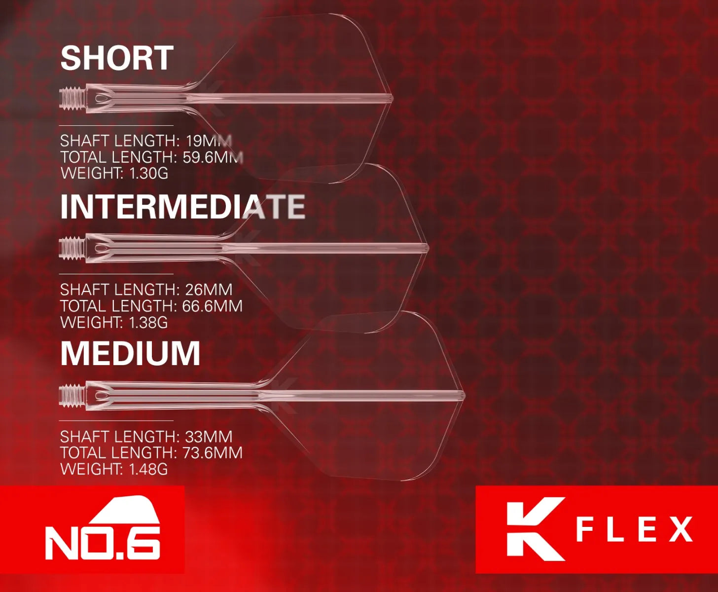 Target - K-Flex - Luke "The Nuke" Littler - Černá - No6 - Letky/Násadky Na Šípky - Direct Darts - 5