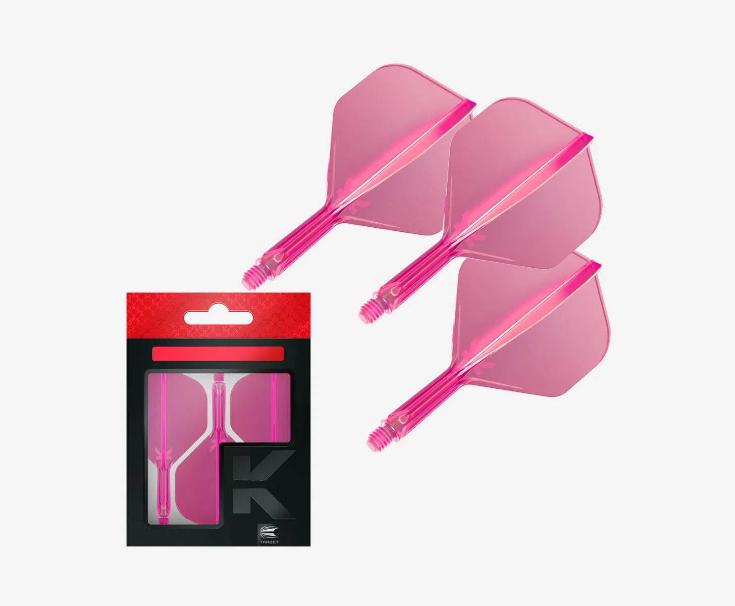 Target - K-Flex - No2 - Neónová Růžová - Letky/Násadky Na Šípky - Direct Darts - 2