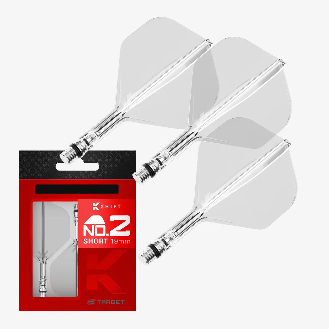 Target - K-Shift Průhledná - No2 - Letky/Násadka Na Šípky - Direct Darts - 1
