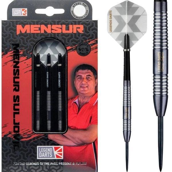 Legend Darts - The Gentle - Mensur Suljovic 90% - Černá - Steel Šípky - Direct Darts - 1