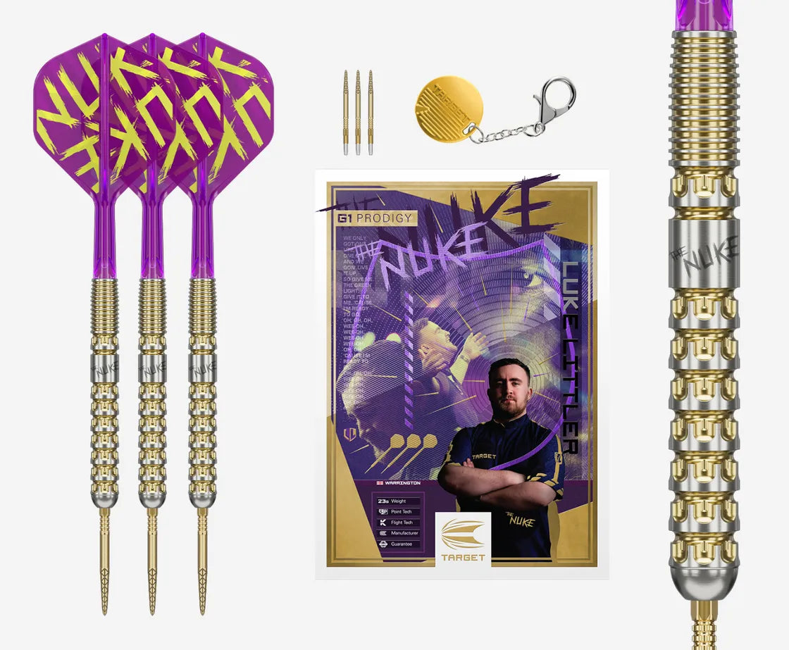 Target - Luke Littler G1 Prodigy - Steel Šípky - Direct Darts - 3