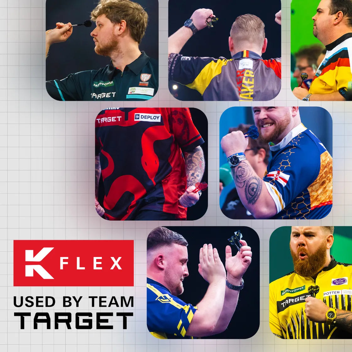 Target - K-Flex Luke Littler World Champion Edition - No6 - Šípky Letky/Násadky - Direct Darts - 6