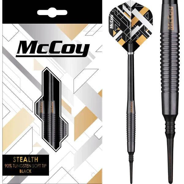 Mccoy - Stealth - 90% - Černá - Soft Šipky - Direct Darts - 1