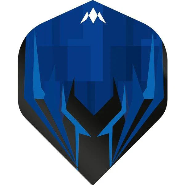 Mission - Atmosphere - Černá & Modrá - No2 - 100 Mikron - Letky Na Šípky - Direct Darts - 1