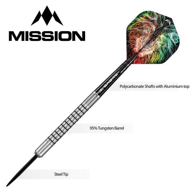 Mission - Dominik Grüllich - 95% - Steel Šípky - Direct Darts - 4