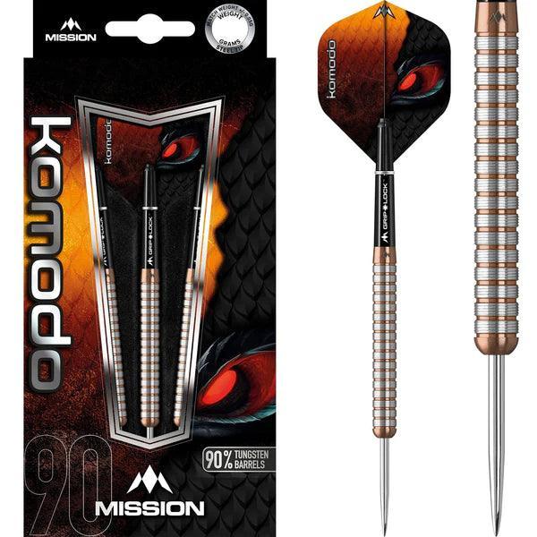 Mission - Komodo Gx - M1 90% - Steel Šípky - Direct Darts - 1