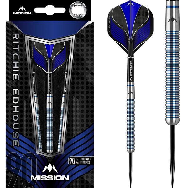 Mission - Ritchie Edhouse Modrá 90% - Steel Šípky - Direct Darts - 1