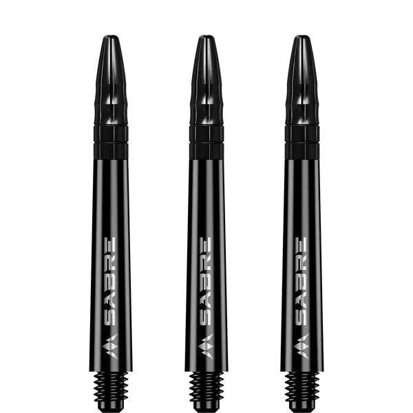 Mission - Sabre - Polykarbonát - Černá - Černá Top - Násadky Na Šípky - Direct Darts - 4