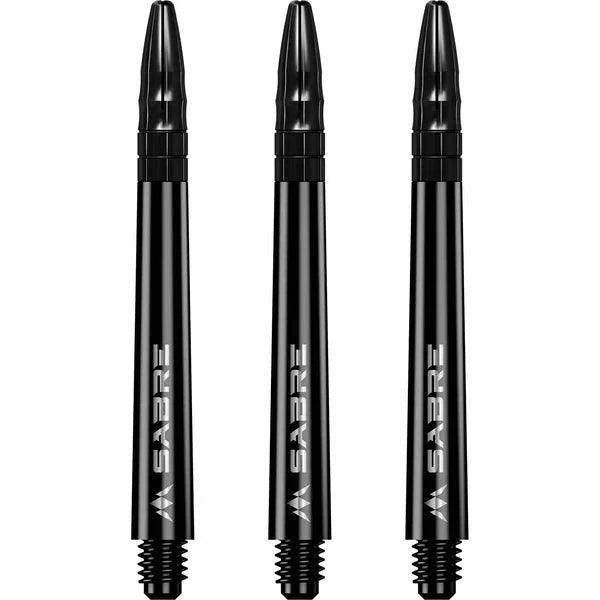 Mission - Sabre - Polykarbonát - Černá - Černá Top - Násadky Na Šípky - Direct Darts - 5