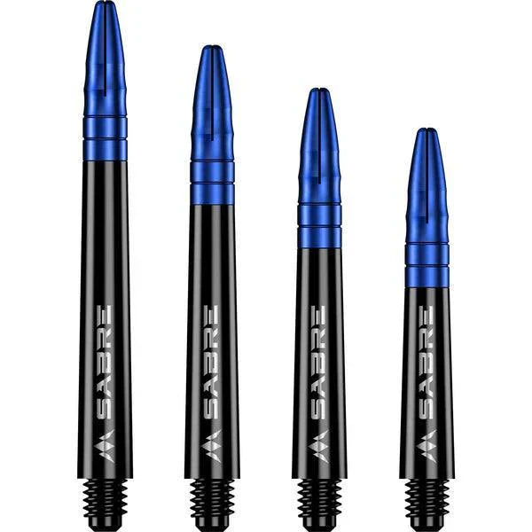 Mission - Sabre - Polykarbonát - Černá - Modrá Top - Násadky Na Šípky - Direct Darts - 1