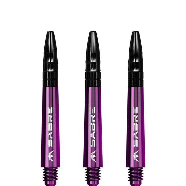 Mission - Sabre - Polykarbonát - Fialová - Černá Top - Násadky Na Šípky - Direct Darts - 3