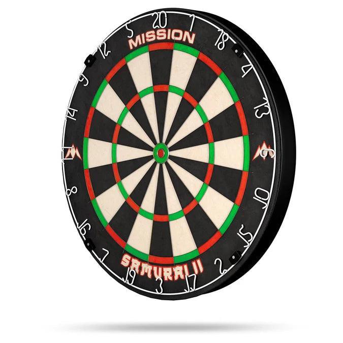 Mission - Samurai Ii - Ultratenké Zapojenie Drôtov - Sisalový Terč Na Šípky - Direct Darts - 5