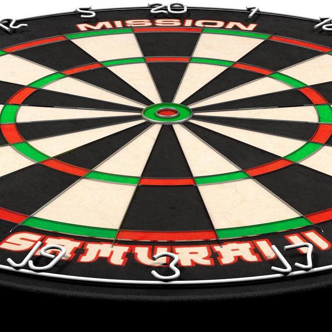 Mission - Samurai Ii - Ultratenké Zapojenie Drôtov - Sisalový Terč Na Šípky - Direct Darts - 6