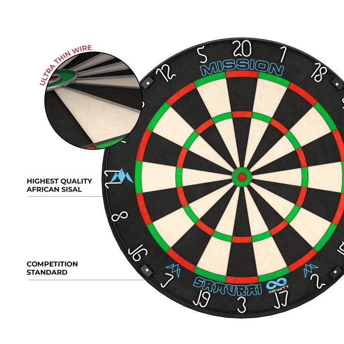 Mission - Samurai Infinity - Sisalový Terč Na Šípky - Direct Darts - 3