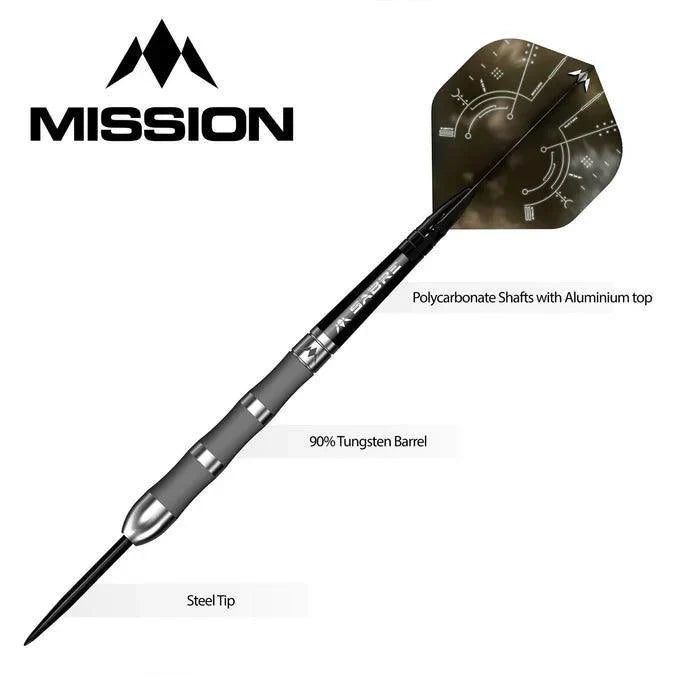 Mission - Saturn - Fenrir - 90% - Steel Šípky - Direct Darts - 4