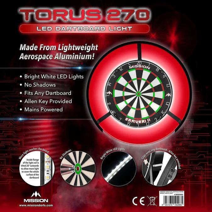 Mission - Torus 270 - Osvetlenie Na Šípky - Direct Darts - 6