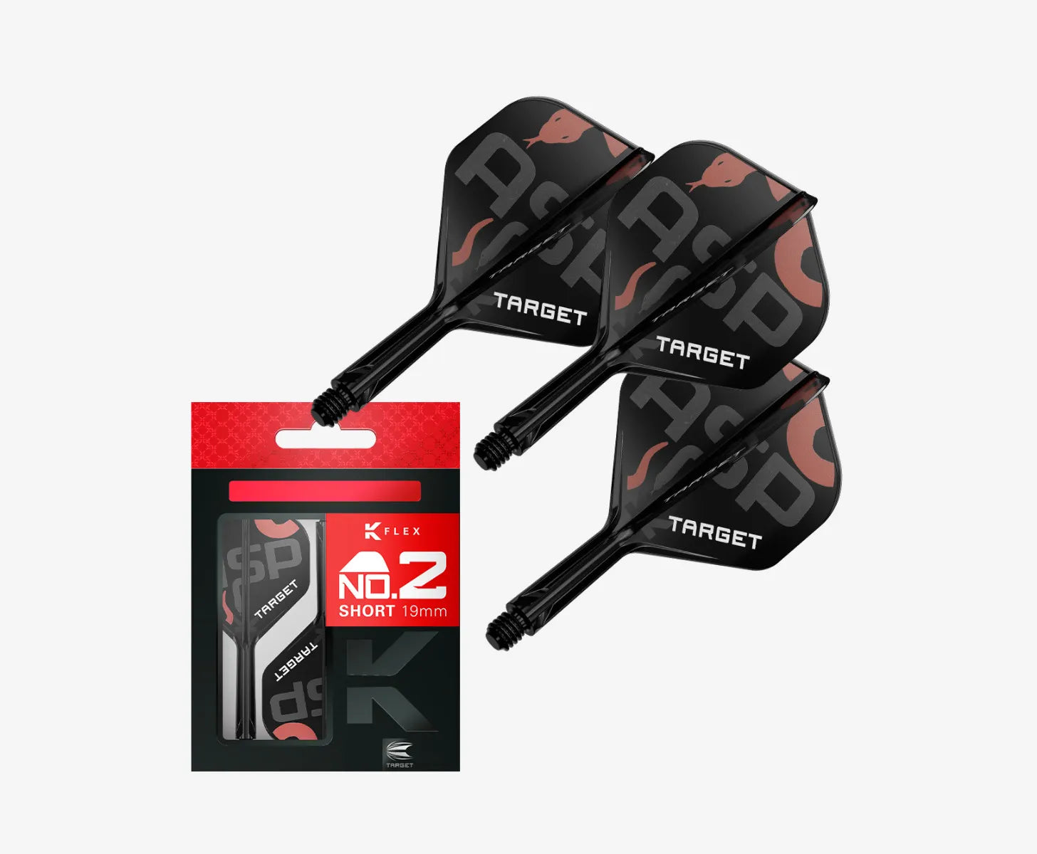 Target - K-Flex Nathan Aspinall - No2 - Letky/Násadky Na Šípky - Direct Darts - 1