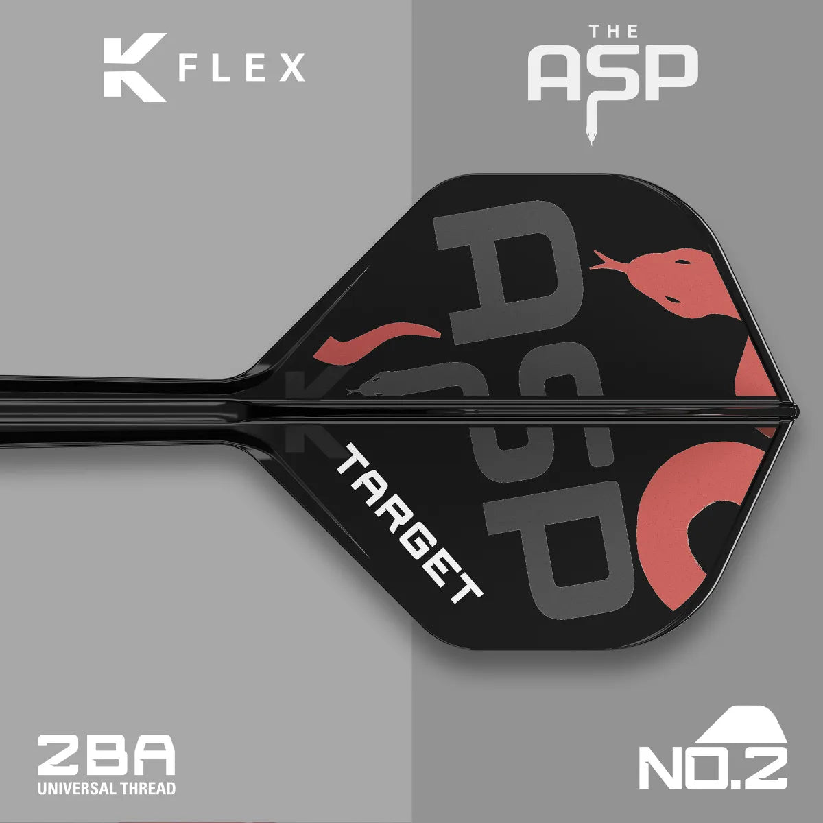 Target - K-Flex Nathan Aspinall - No2 - Letky/Násadky Na Šípky - Direct Darts - 2