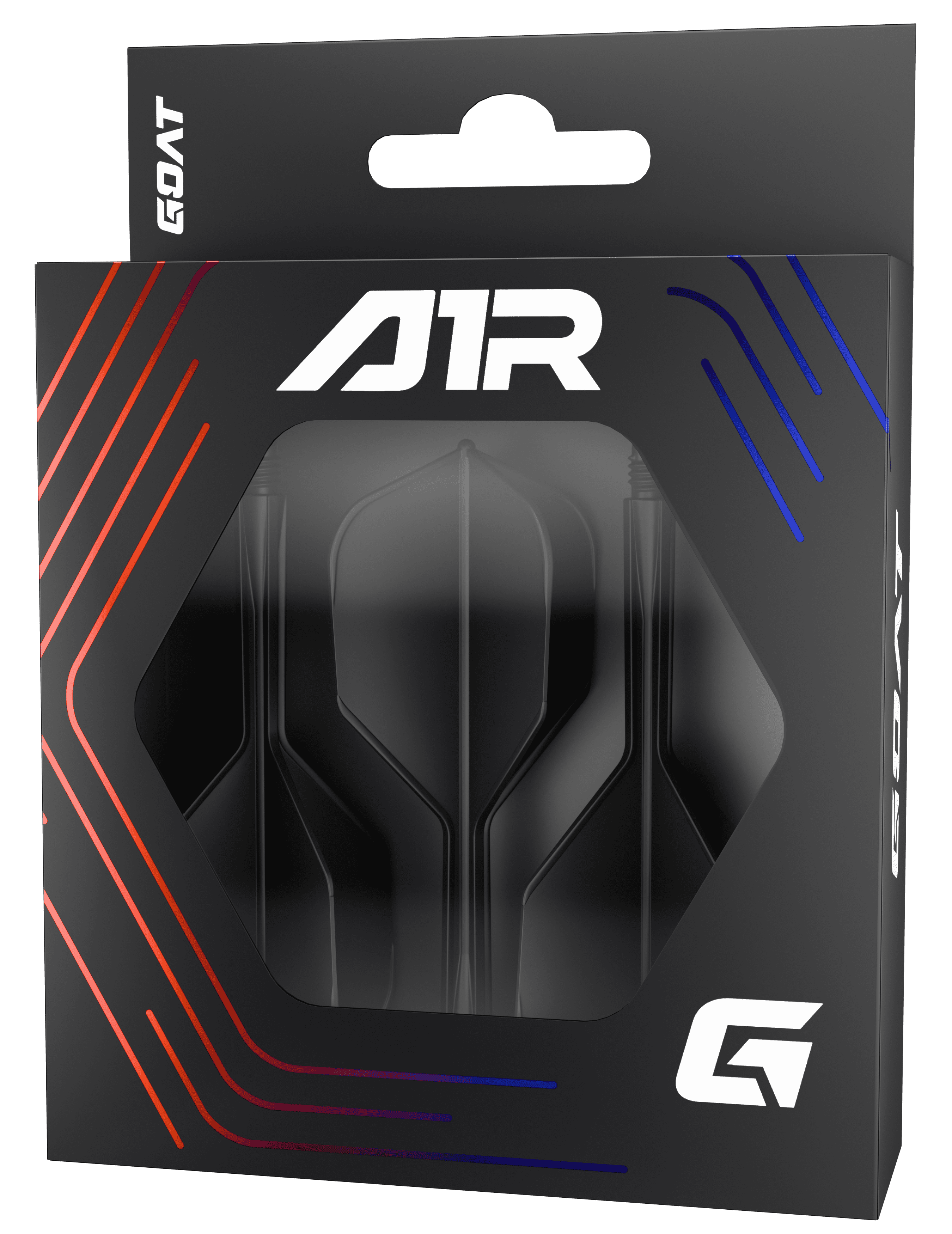 Goat - A1R Černá - No6 - Letky/Násadky Na Šípky - Direct Darts - 2