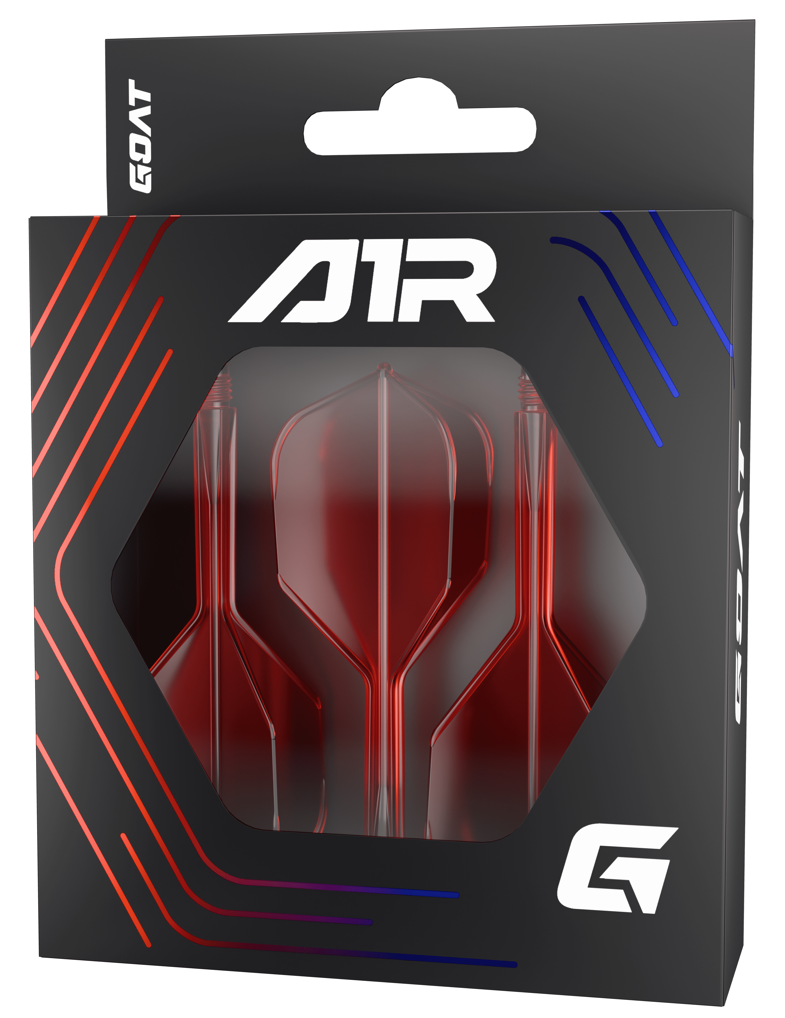 Goat - A1R Červená - No6 - Letky/Násadky Na Šípky - Direct Darts - 2