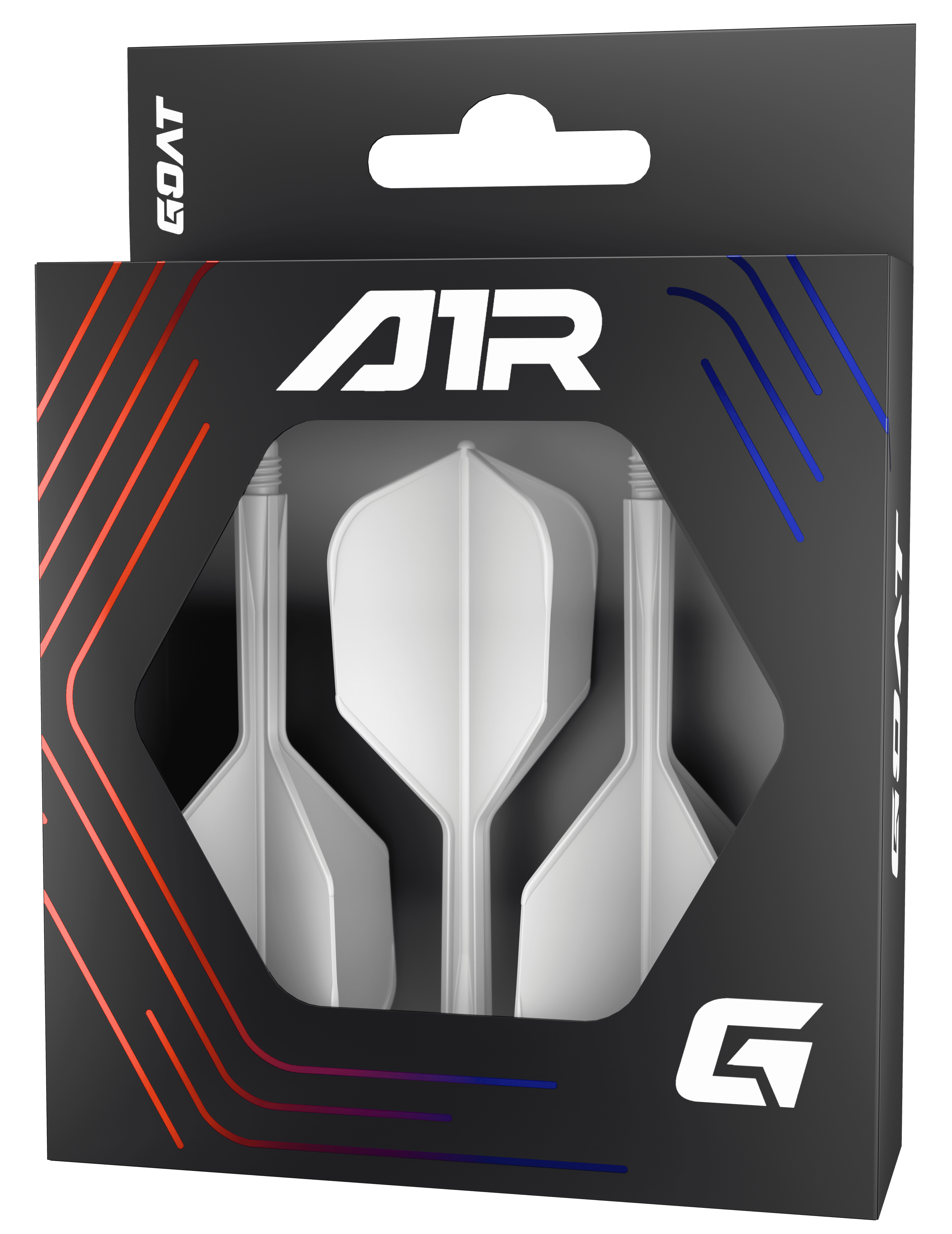 Goat - A1R Bílá - No6 - Letky/Násadky Na Šípky - Direct Darts - 2