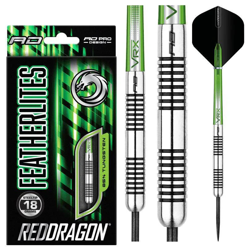 Red Dragon - Featherlite V7 - 85% - Steel Šípky - Direct Darts - 2