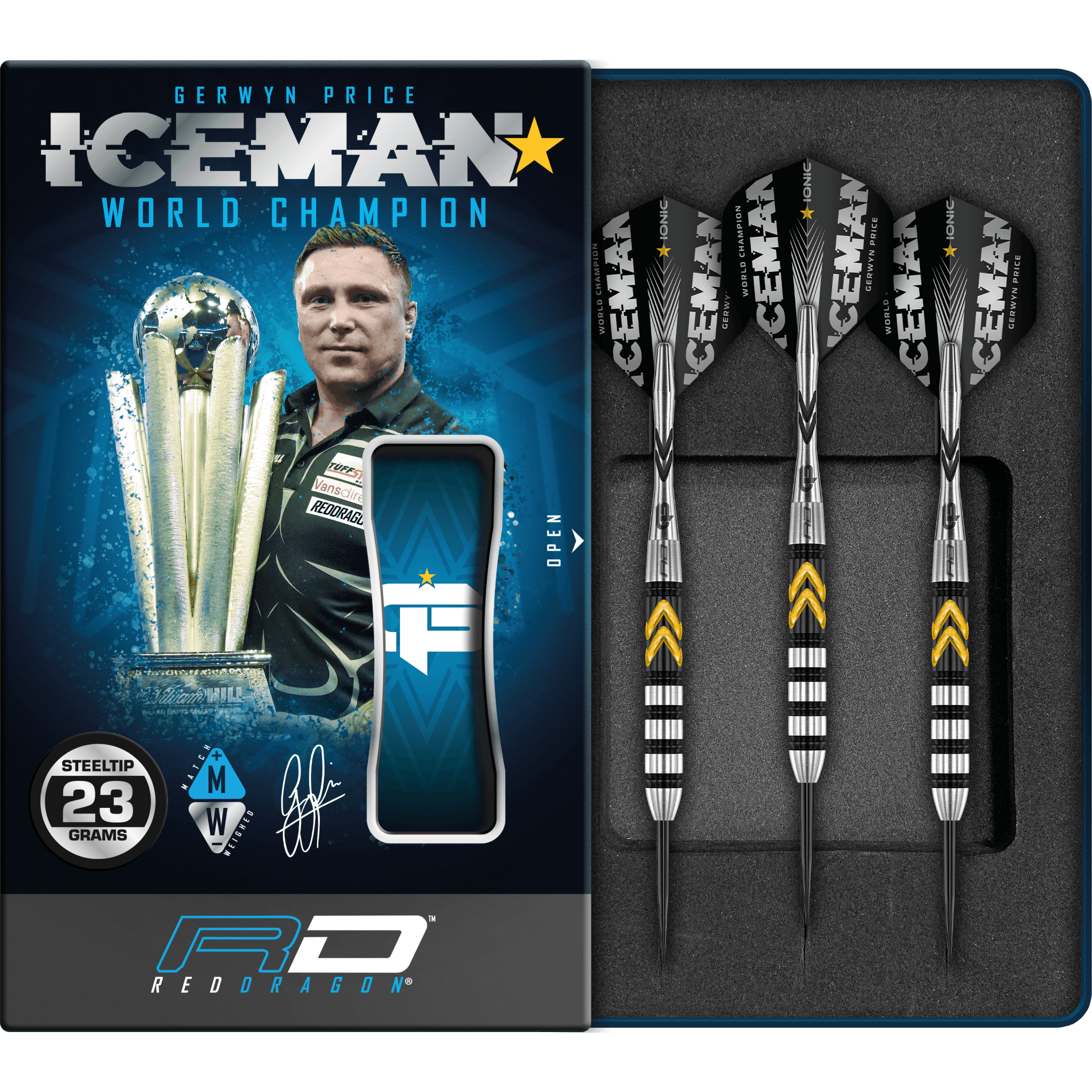 Red Dragon - Gerwyn Price Thunder Se 90% - Steel Šípky - Direct Darts - 4