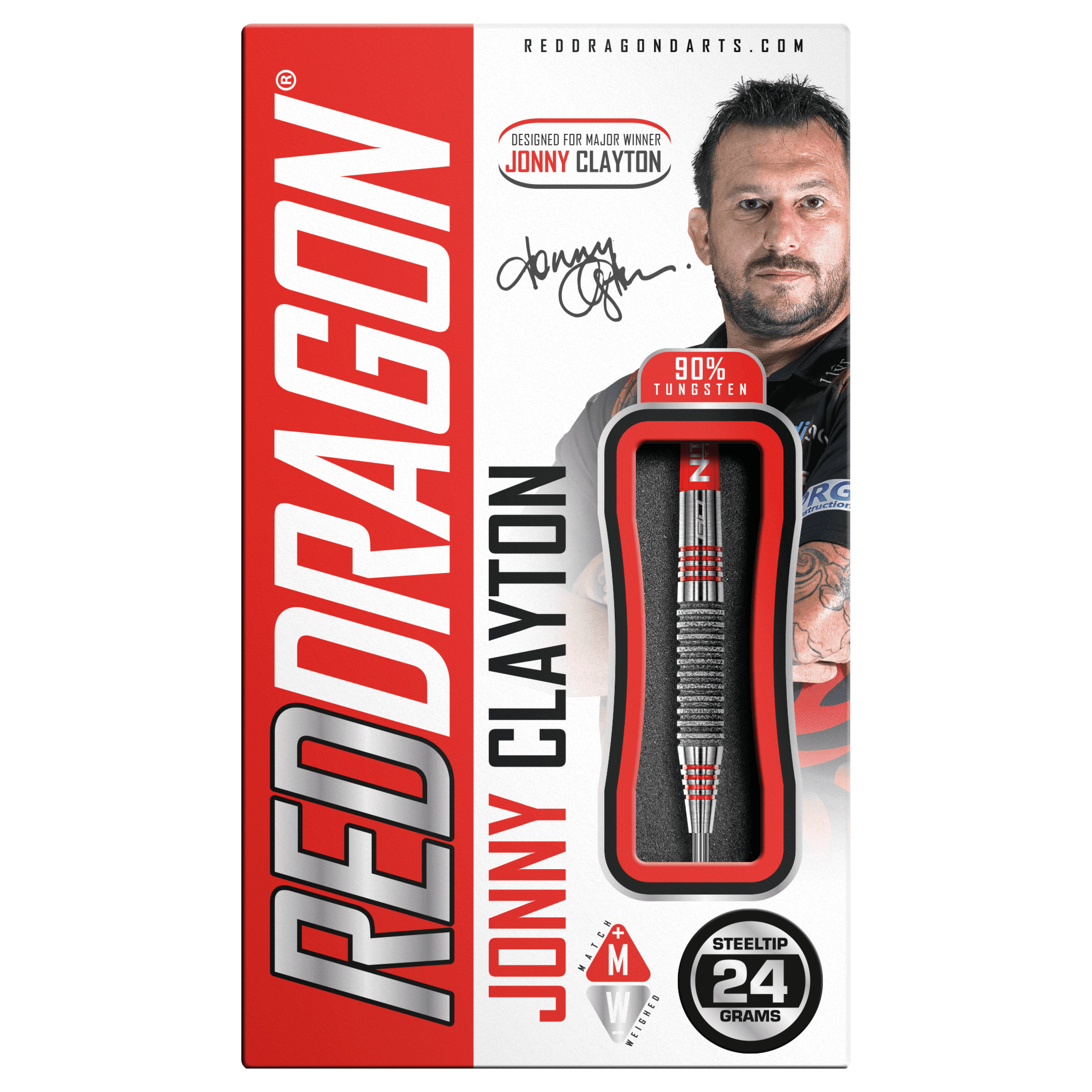 Red Dragon - Jonny Clayton Element 90% - Steel Šípky - Direct Darts - 4