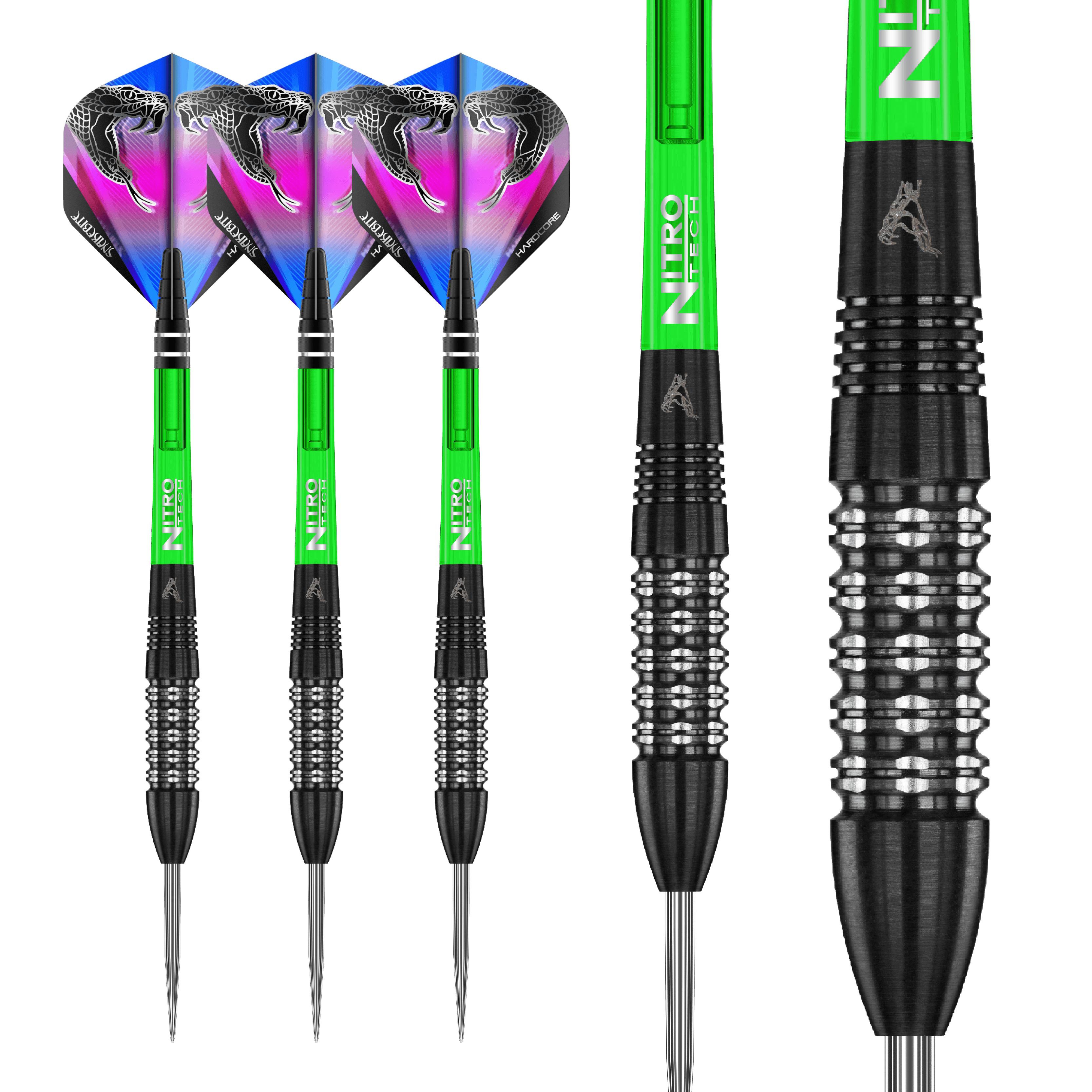 Red Dragon - Peter Wright Black Strike 90% - Steel Šípky - Direct Darts - 6