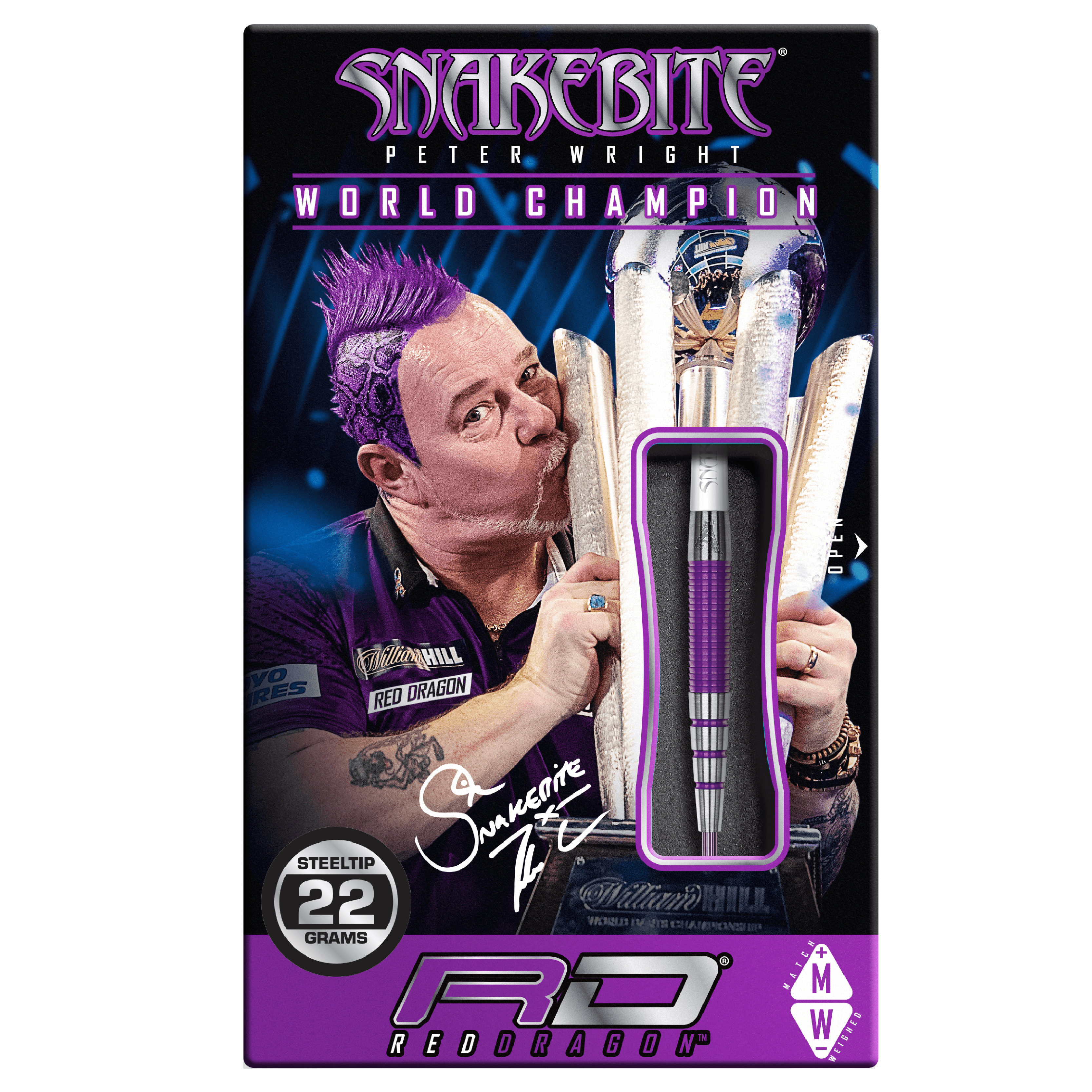 Red Dragon - Peter Wright - Pl15 Medusa 90% - Steel Šípky - Direct Darts - 4