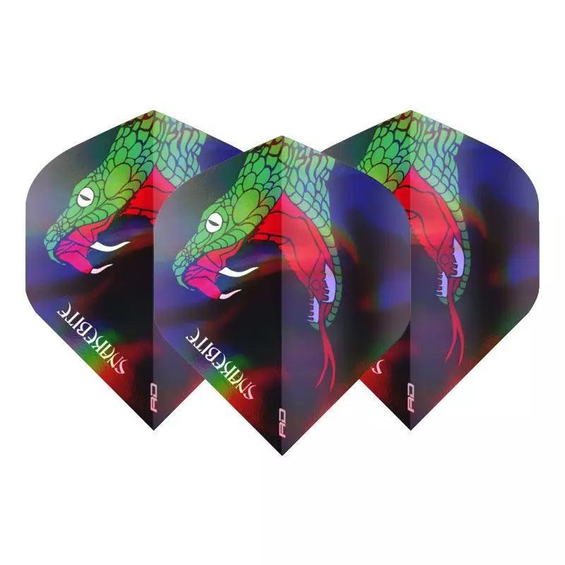 Red Dragon - Peter Wright Snakebite Holographic - 100 Mikron - Letky Na Šípky - Direct Darts - 1