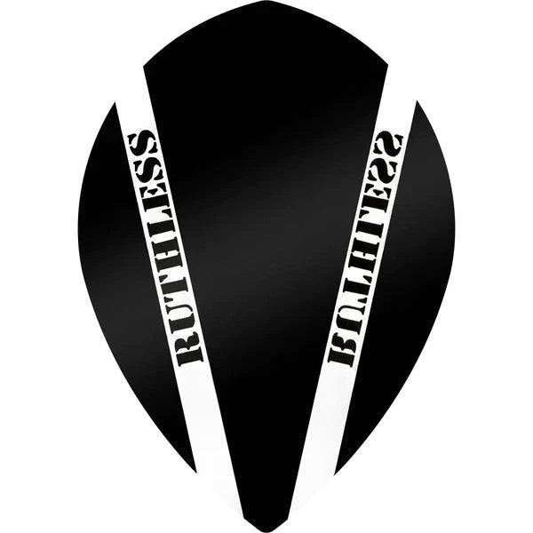 Ruthless - V100 Pro - Černá - Hruškovitá - 100 Mikron - Letky Na Šípky - Direct Darts - 1