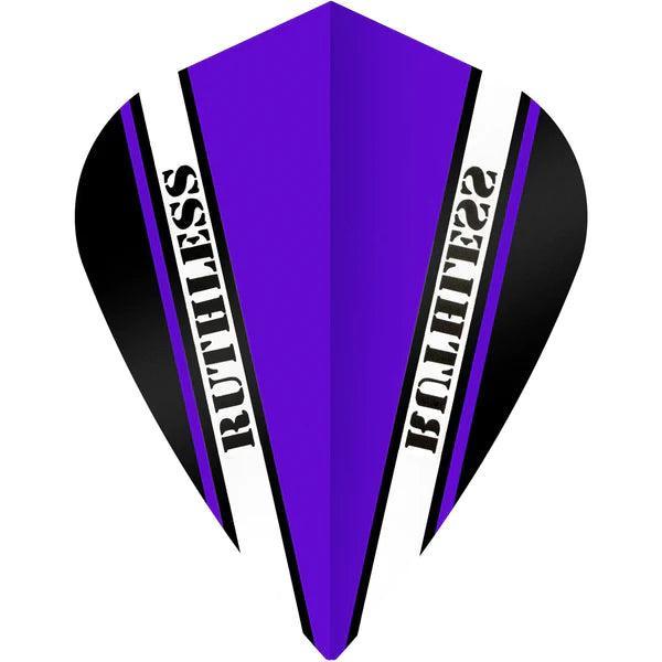 Ruthless - V100 Pro - Fialová - Šarkana - 100 Mikron - Letky Na Šípky - Direct Darts - 1