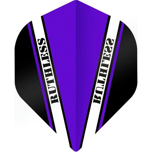 Ruthless - V100 Pro - Fialová - No2 - 100 Mikron - Letky Na Šípky - Direct Darts - 1