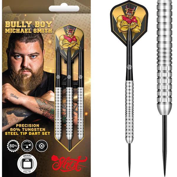 Shot - Michael Smith - Bully Boy - Precision 80% - Steel Šípky - Direct Darts - 1