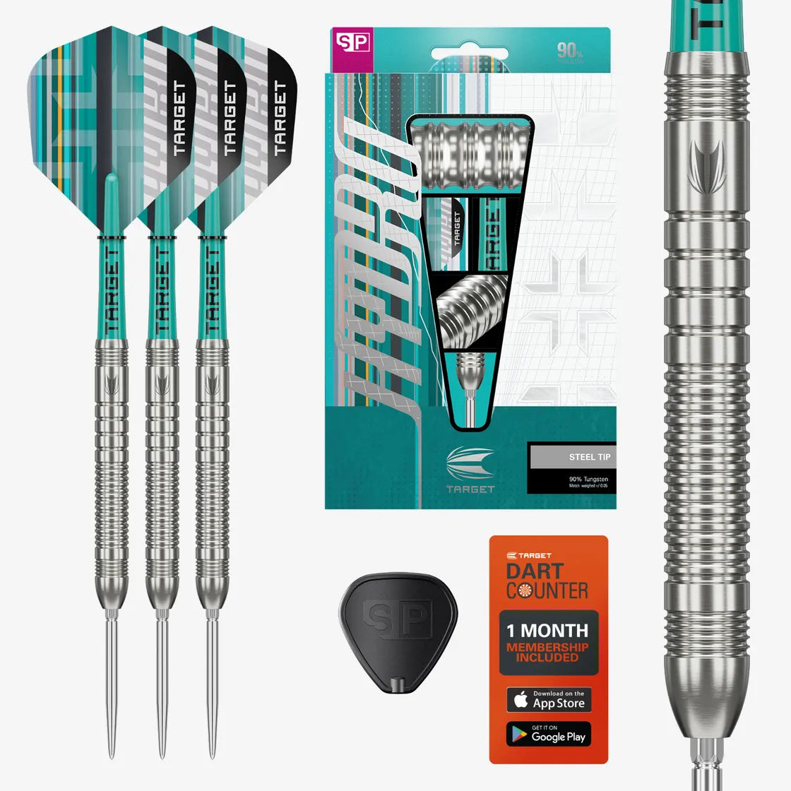 Target - Hydro 03 - 90% - Steel Šipky - Direct Darts - 1