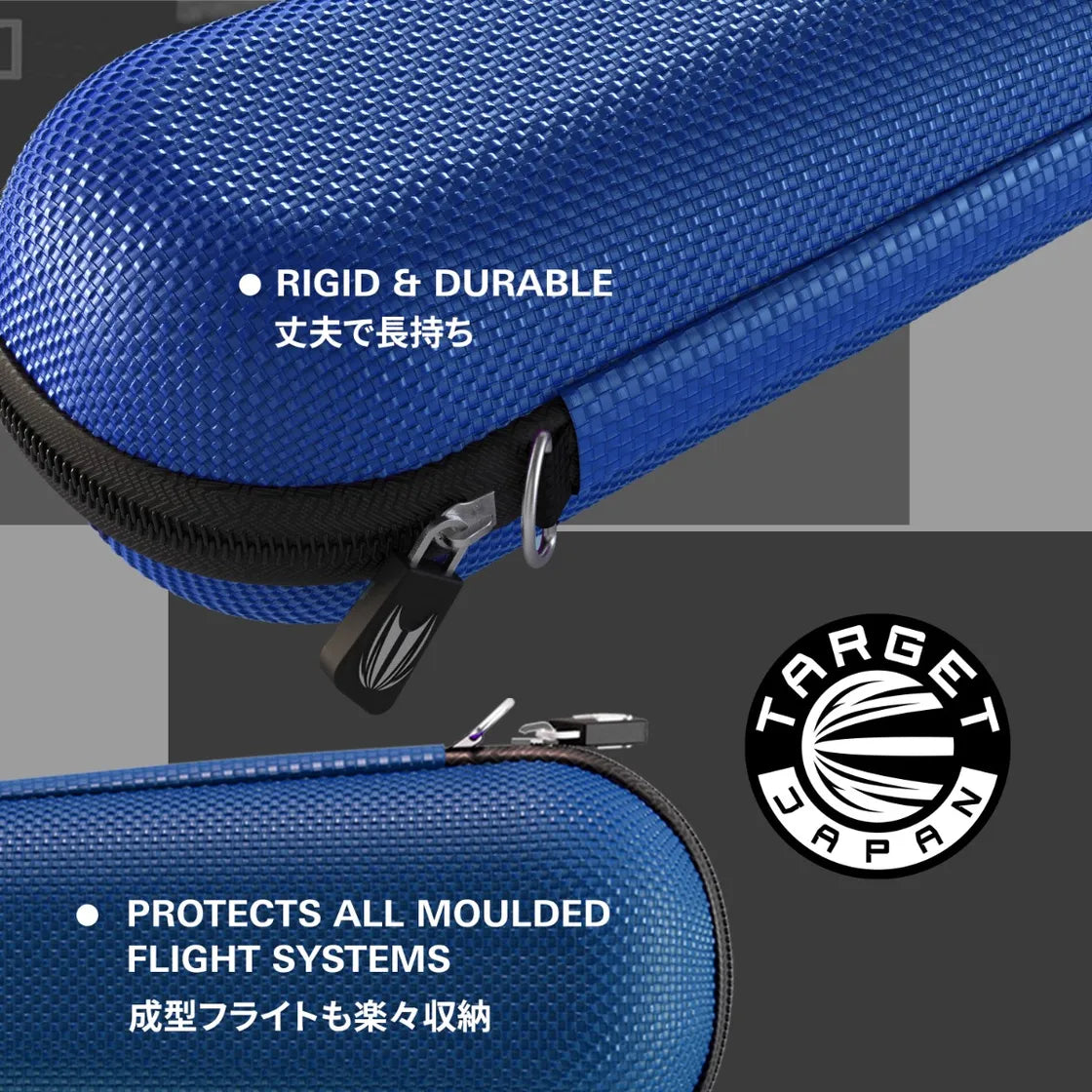 Target Japan - Takoma - Shell - Modré - Puzdro Na Šípky - Direct Darts - 2