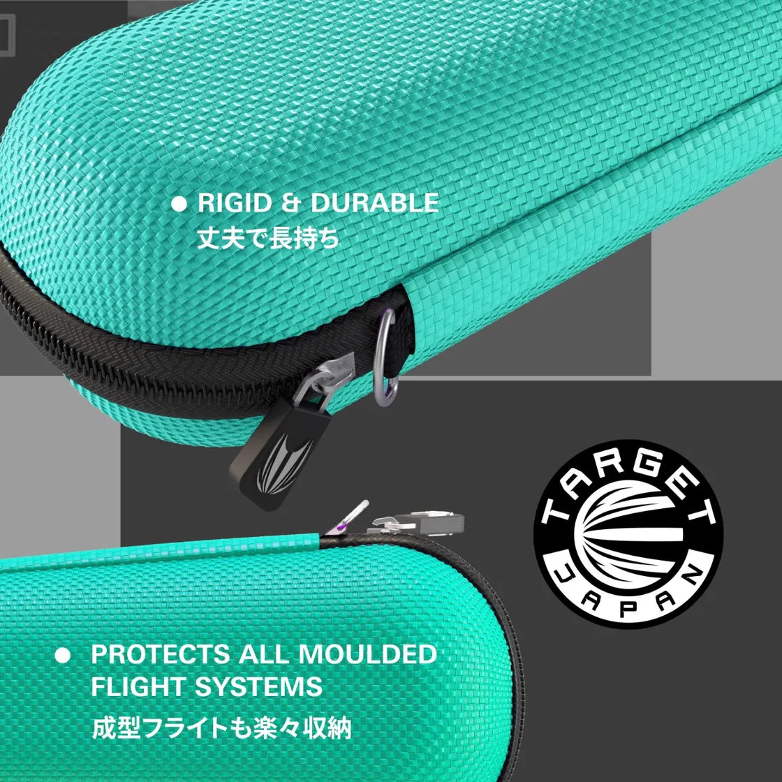 Target Japan - Takoma - Shell - Tyrkysové - Puzdro Na Šípky - Direct Darts - 2