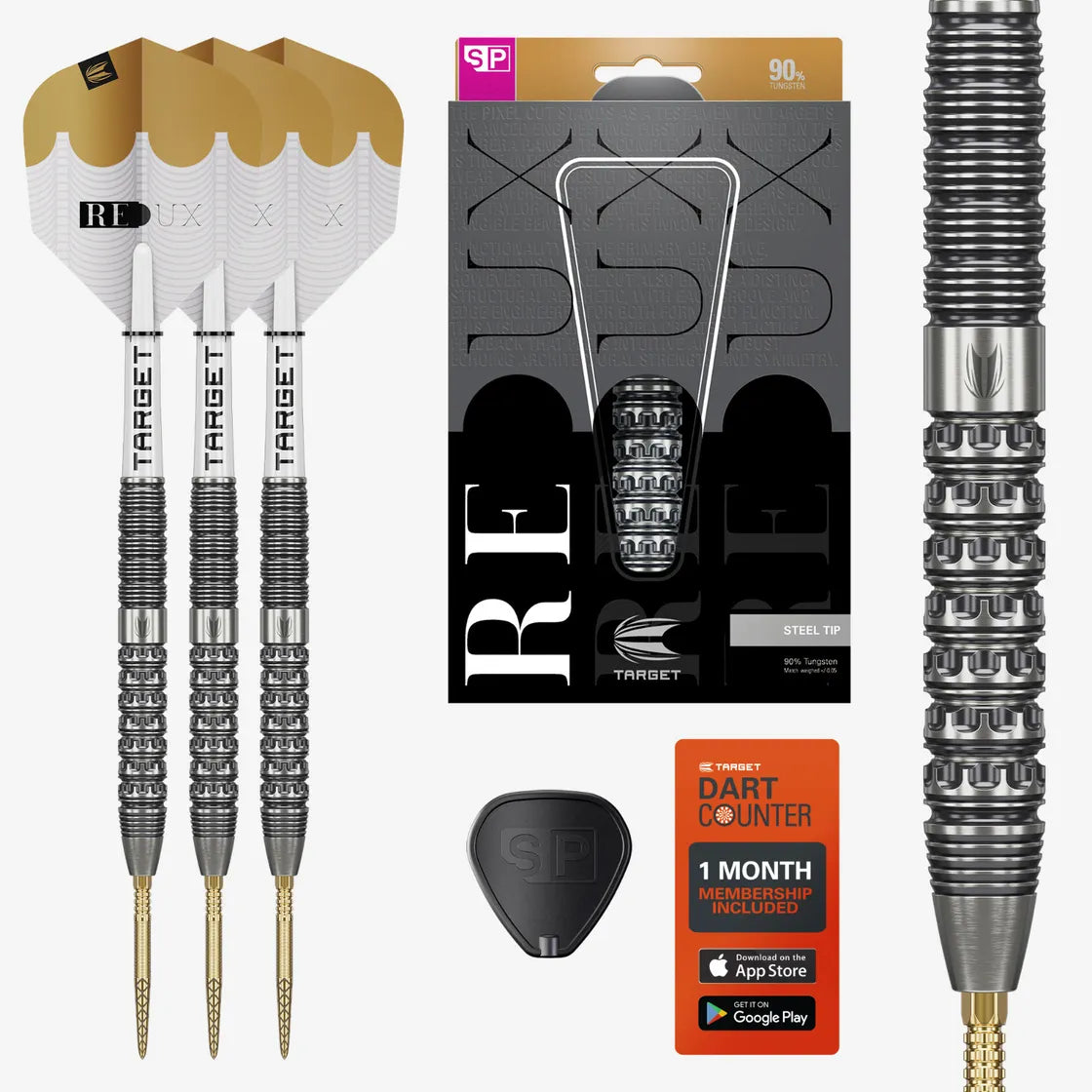 Target - Redux 01 - 90% -Steel Šípky - Direct Darts - 1